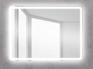Зеркало BelBagno с LED-подсветкой и кнопочным управлением SPC-MAR-900-600-LED-BTN